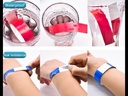 100Pcs Waterproof Wristband Disposable Paper Wristbands swimming party resort hand sticker label